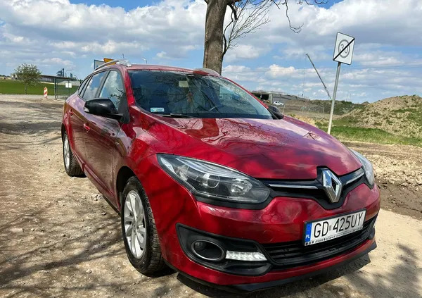 samochody osobowe Renault Megane cena 29900 przebieg: 211000, rok produkcji 2015 z Gdańsk